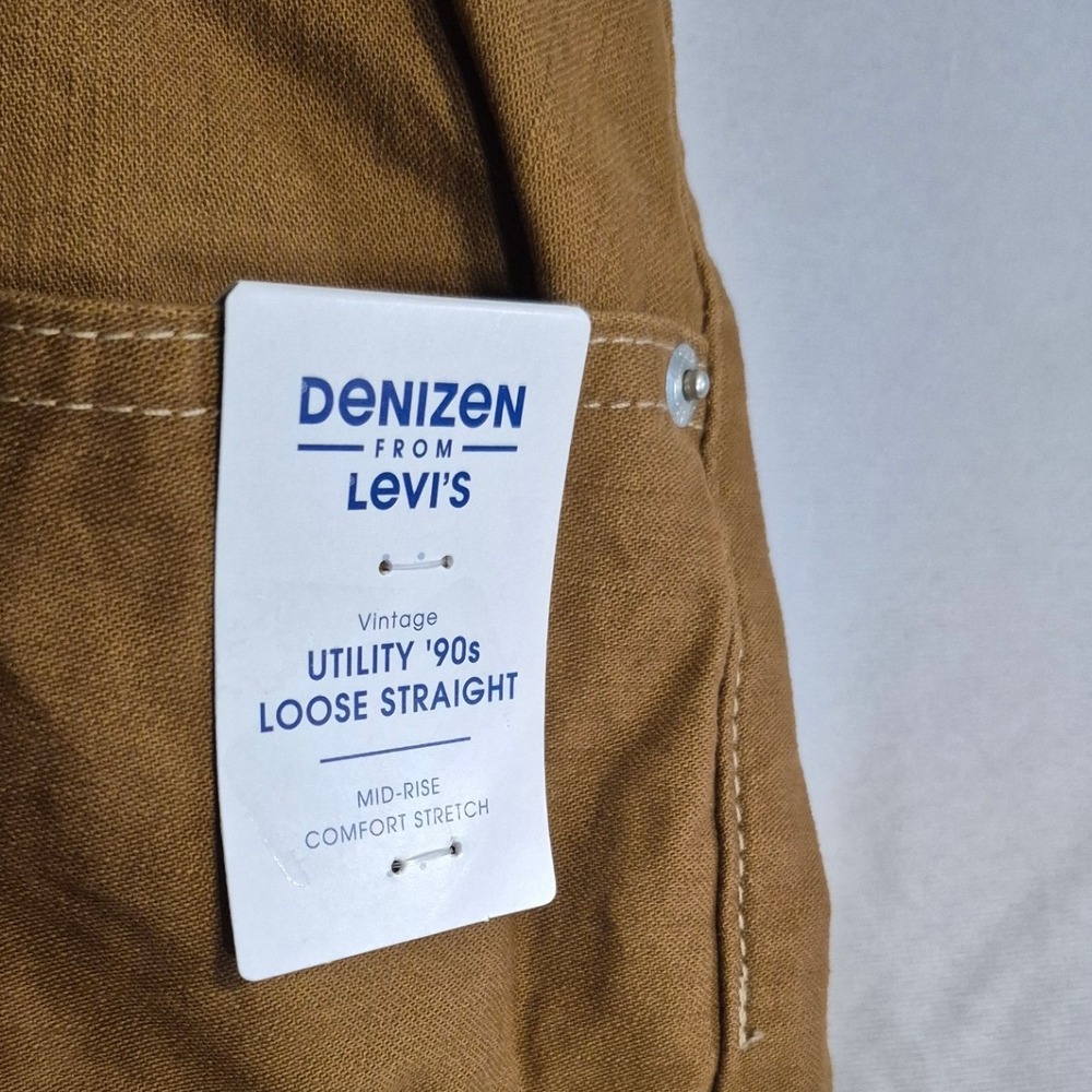 Denizen Levi's Vintage 90s Utility Loose Straight Pants‎ Size 16 W33 NEW - Picture 3 of 4